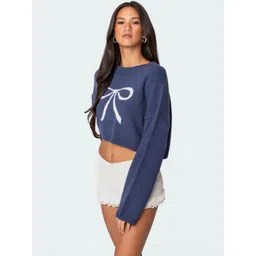 StyleCast Women Printed Crop Pullover-picture-33