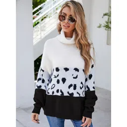 StyleCast Women Printed High Neck Pullover-picture-30