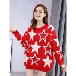 StyleCast Women Printed Round Neck Long Sleeves Pullover-picture-18