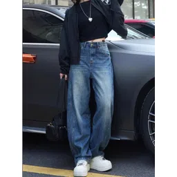 StyleCast Women Relaxed Fit Mid-Rise Highly Distressed Jeans-picture-30