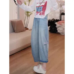 StyleCast Women Relaxed Fit Mid-Rise Low Distress Jeans-picture-16