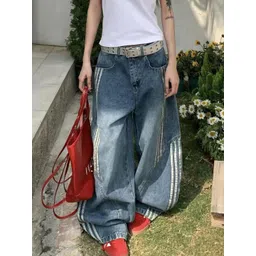 StyleCast Women Relaxed Fit Mid-Rise Slash Knee Jeans-picture-29