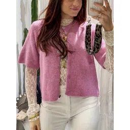 StyleCast Women Ribbed Crop Cardigan-picture-13