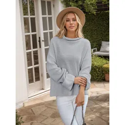 StyleCast Women Ribbed Longline Pullover-picture-40