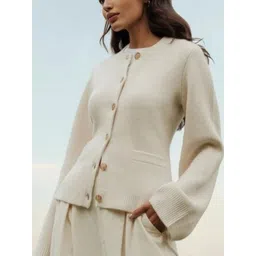 StyleCast Women Round Neck Long Sleeves Cardigan-picture-12