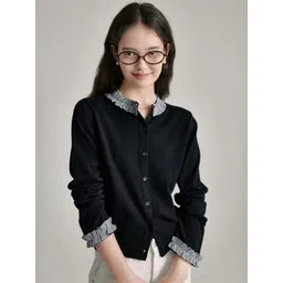 StyleCast Women Round Neck Long Sleeves Cardigan Sweaters-picture-13