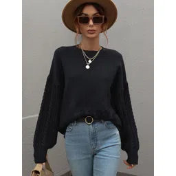 StyleCast Women Round Neck Long Sleeves Pullover-picture-10