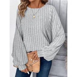 StyleCast Women Round Neck Long Sleeves Pullover-picture-16