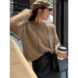 StyleCast Women Round Neck Long Sleeves Pullover-picture-29