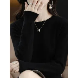 StyleCast Women Round Neck Long Sleeves Pullover image 3