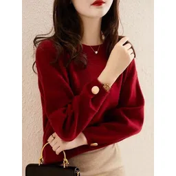 StyleCast Women Round Neck Long Sleeves Pullover Sweater-picture-32
