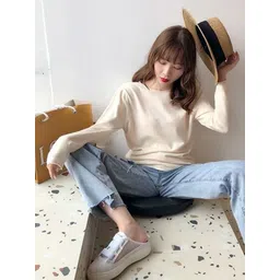 StyleCast Women Round Neck Long Sleeves Pullover Sweater-picture-36