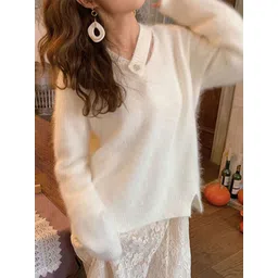 StyleCast Women Round Neck Long Sleeves Pullover Sweaters-picture-35