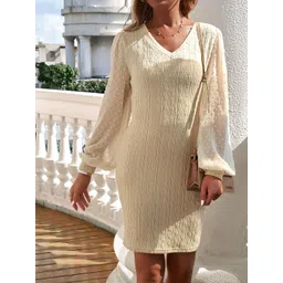 StyleCast Women Self Design Bodycon Mini Dress-picture-26