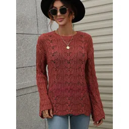 StyleCast Women Self Design Pullover-picture-33