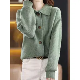 StyleCast Women Shirt Collar Long Sleeves Sweaters-picture-26