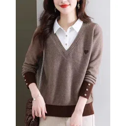 StyleCast Women Shirt Collar Pullover-picture-29