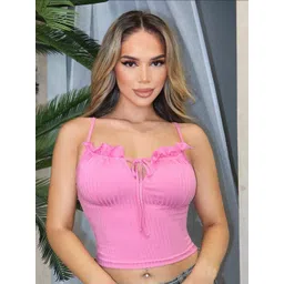 StyleCast Women Shoulder Straps Tank Crop Top-image-26