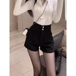 StyleCast Women Slim Fit Denim Shorts-picture-34