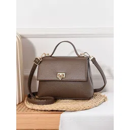 StyleCast Women Solid Baguette Satchel Bag-picture-26