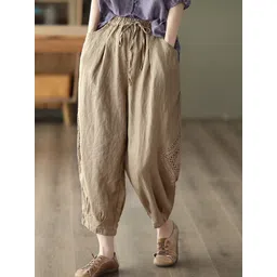 StyleCast Women Solid Cotton Trouser-picture-35