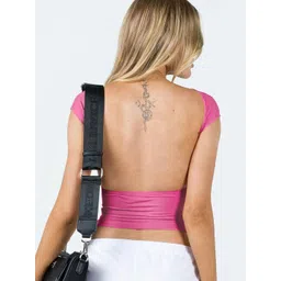 StyleCast Women Solid Crop Top image 2