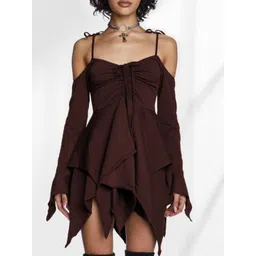 StyleCast Women Solid Fit & Flare Dress-picture-29