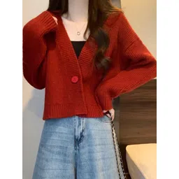 StyleCast Women Solid Long Sleeves Cardigan-picture-39