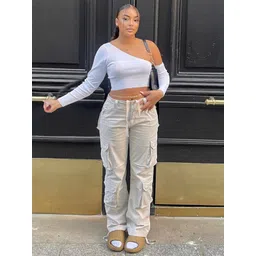 StyleCast Women Solid One Shoulder Top-image-38