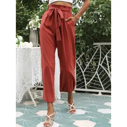 StyleCast Women Solid Pleated Culottes Comes With Belt-picture-15