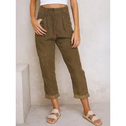 StyleCast Women Solid Regular Fit Polyester Regular Trousers-picture-30