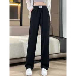 StyleCast Women Solid Relaxed Fit Formal Trousers-picture-32
