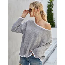StyleCast Women Solid Round Neck Full Sleeve Pullover-picture-24
