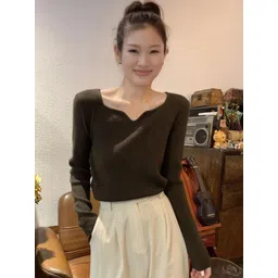 StyleCast Women Solid Round Neck Full Sleeve Pullover-picture-23