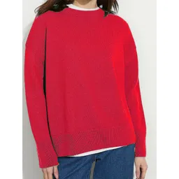 StyleCast Women Solid Round Neck Long Sleeves Pullover Sweater-picture-20