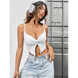StyleCast Women Solid Shoulder Straps Top-image-20