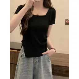 StyleCast Women Solid Square Neck Top-image-45