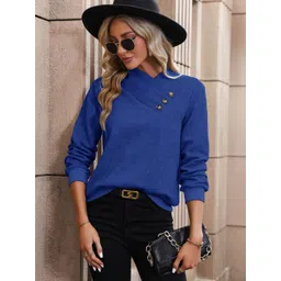 StyleCast Women Solid V-Neck Sweatshirt-picture-35
