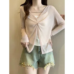 StyleCast Women Solid V-Neck Top-picture-37