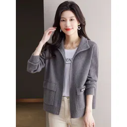 StyleCast Women Spread Collar Quilted Jacket-picture-35