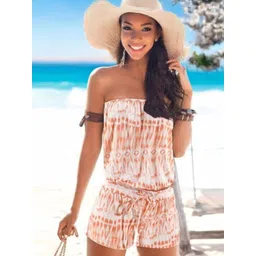 StyleCast Women Strapless Printed Basic Jumpsuit-picture-19