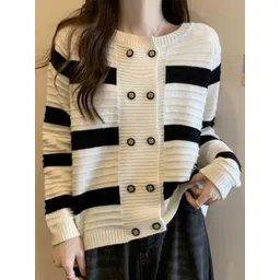 StyleCast Women Striped Cardigan-picture-10