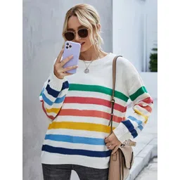 StyleCast Women Striped Long Sleeves Pullover-picture-27