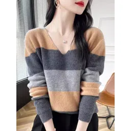 StyleCast Women Striped Pullover Sweater-picture-39