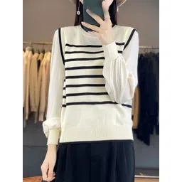 StyleCast Women Striped Pullover Sweater-picture-26