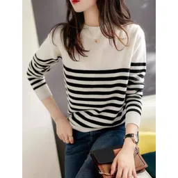 StyleCast Women Striped Pullover Sweaters-picture-21