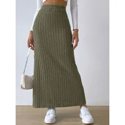 StyleCast Women Striped Straight Maxi Skirts-picture-24