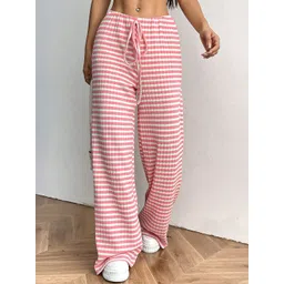 StyleCast Women Striped Wide-Leg Cargos Trousers-picture-28