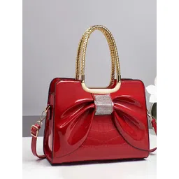 StyleCast Women Textured Structured Bow Detail Handheld Bag-picture-37