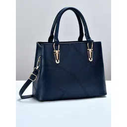 StyleCast Women Textured Structured Formal Shoulder Bag image 1